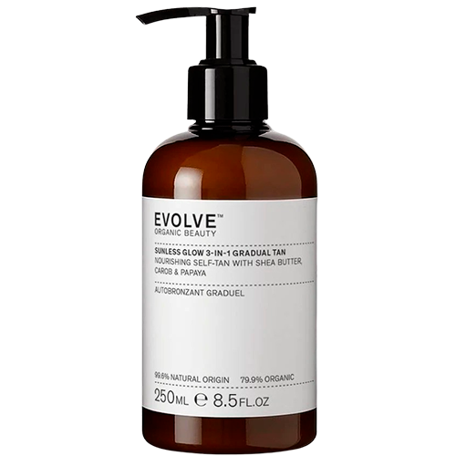 Evolve Organic Sunless Glow 3-in-1 Gradual Tan (250 ml)