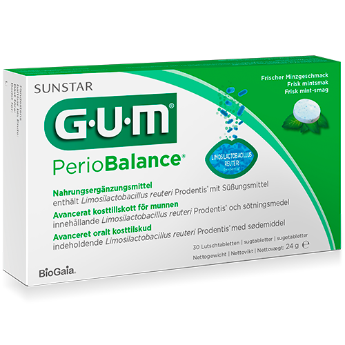 GUM PerioBalance Mælkesyrebakterier - 30 sugetabletter