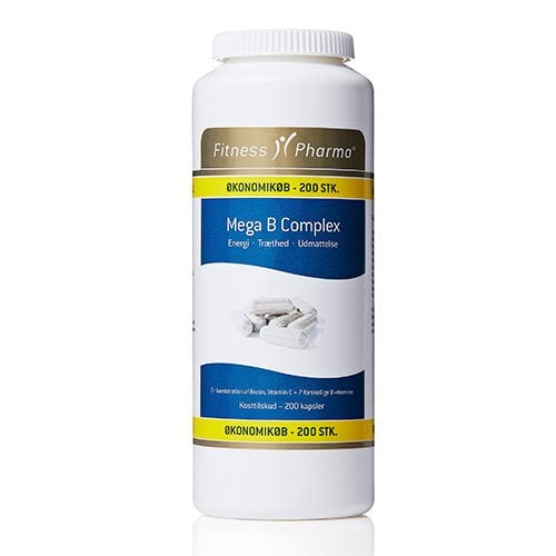 Fitness Pharma Mega B Complex - 200 kap.