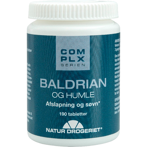 Natur-Drogeriet Baldrian & Humle - 190 tabs.