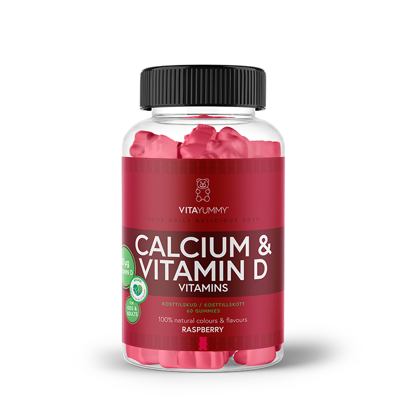 VitaYummy Calcium + D Vitamin Gummies - 60 stk