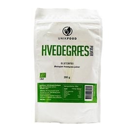 Unik Food Hvedegræspulver Ø - 200 g.