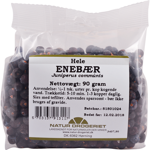 Natur Drogeriet Hele Enebær - 90 g.