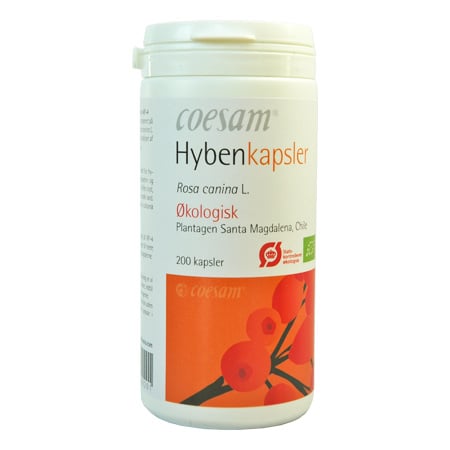Coesam Hybenpulver Øko. - 200 kaps.