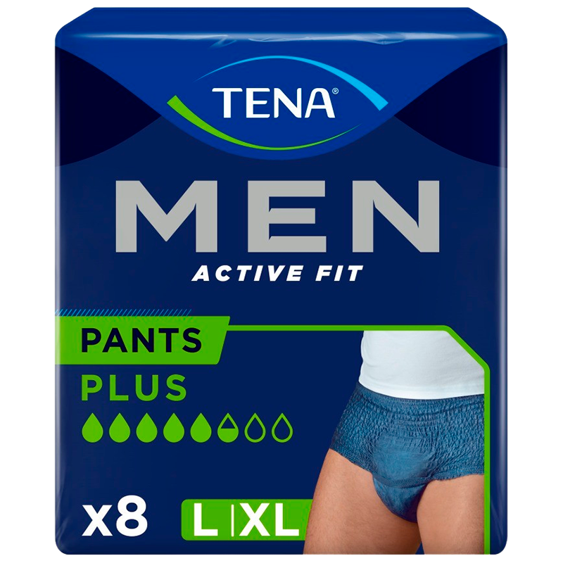 Tena Men Active Fit Navy L/XL Pants (8 stk)