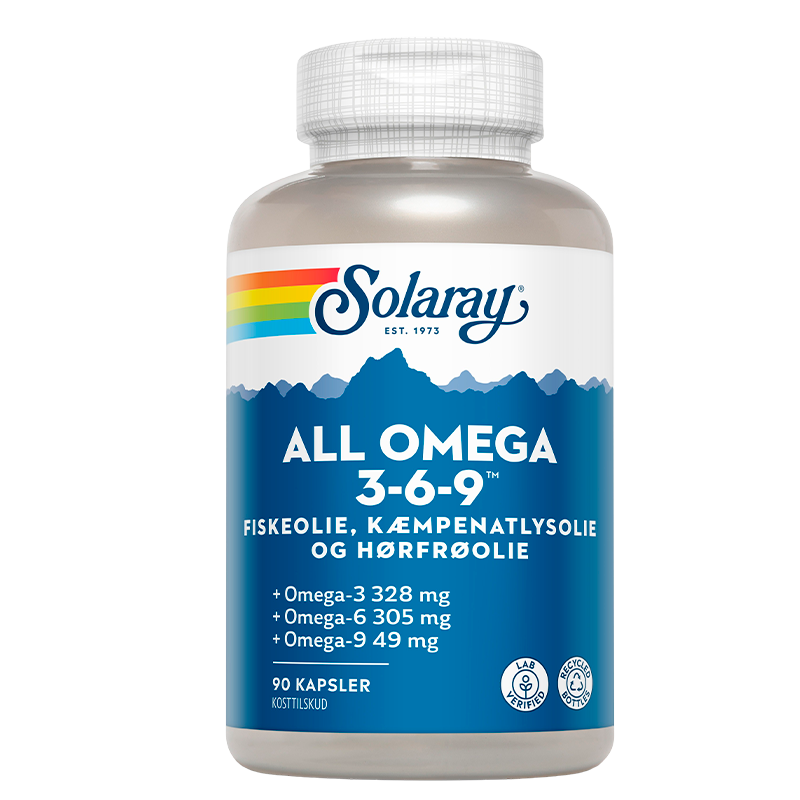Solaray All Omega 3-6-9 - 90 kaps.