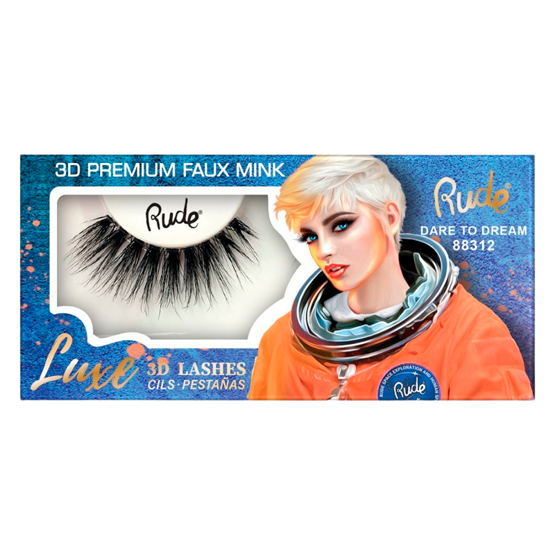 RUDE Cosmetics Luxe 3D Lashes Premium Faux Mink Dare to Dream (1 stk)
