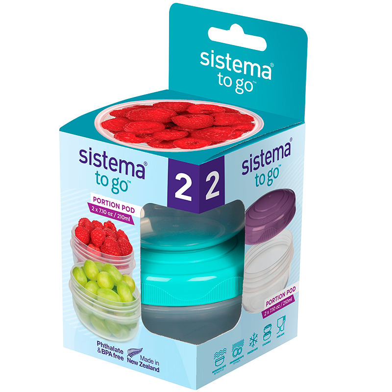 Sistema Opbevaring To Go 2-pack (210 ml)