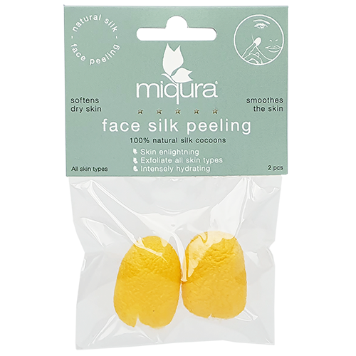 Miqura Face Silk Peeling - Silk Cocoons (2 stk)