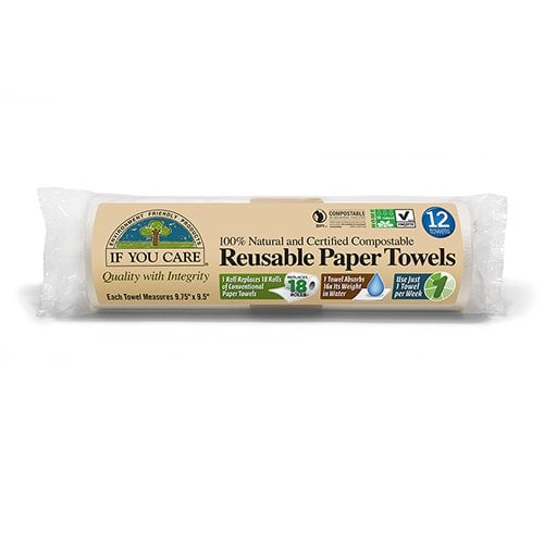 If you care, reusable paper towels