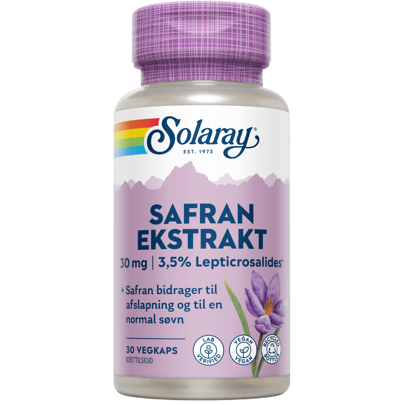 Solaray Safran Ekstrakt (30 kaps)