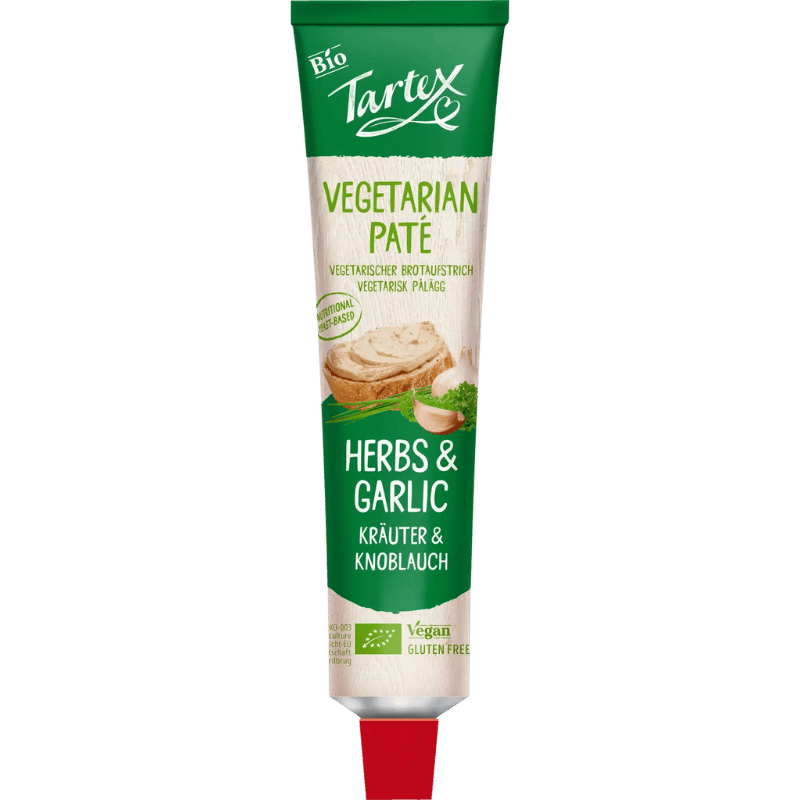 Tartex Paté Urter og Hvidløg På Tube Ø (200 g)