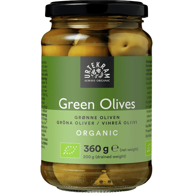 Urtekram Oliven grønne Ø - 360 g