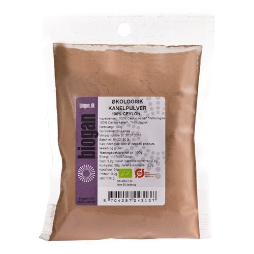 Biogan Kanelpulver 100% Ceylon Ø - 100 g.