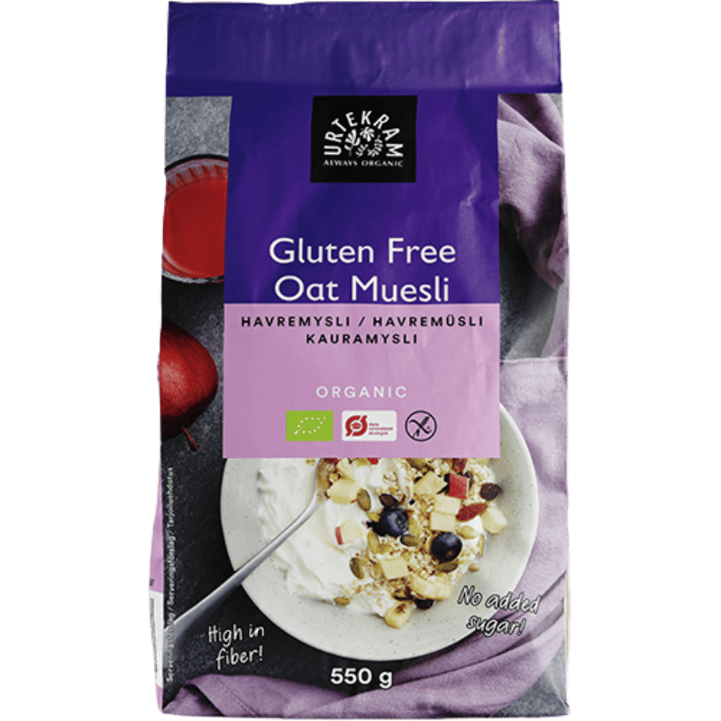 Urtekram Glutenfri Havremysli Ø - 550 g