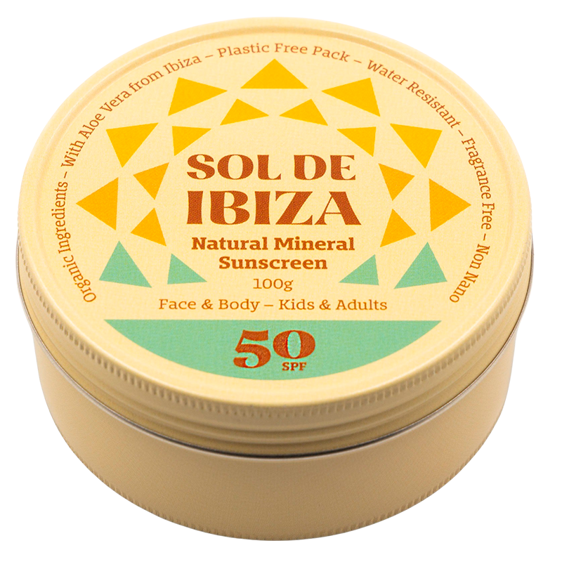 Sol De Ibiza Face & Body Plastic Free Tin SPF50 - 100 g