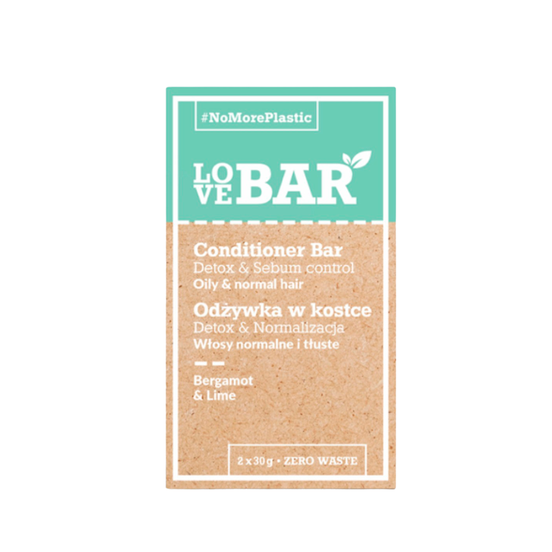 Love Bar Conditioner Bar Detox & Sebum Control Bergamot & Lime 4 x 30g (30 g)