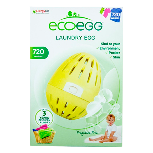 EcoEgg Vaskeæg Uden Duft - 720 Vaske (1 stk)