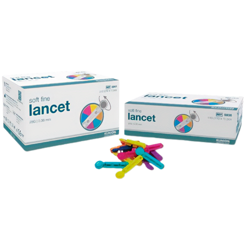 Klinion Soft Fine Lancetter Ass. Farver Steril (110 stk)