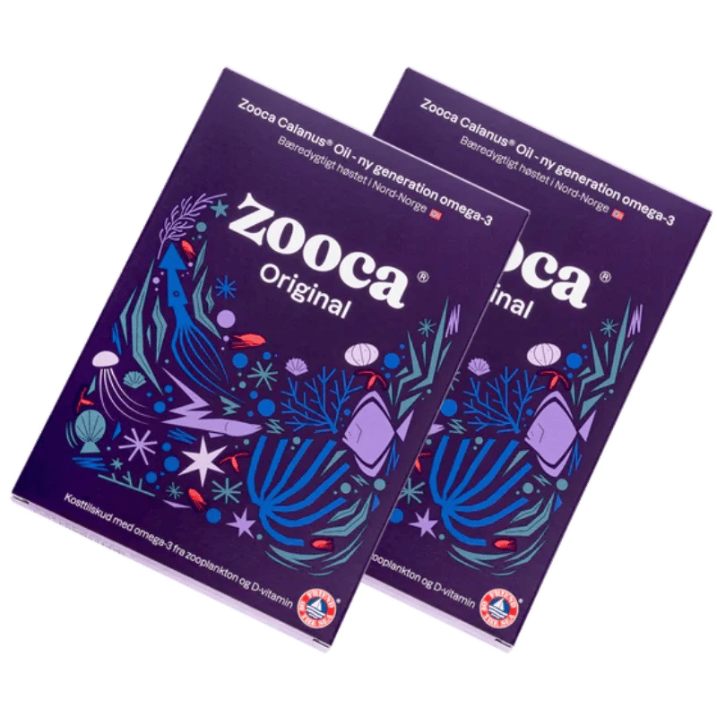 2 x Nordfolk/Zooca - Omega 3 - 60 kapsler