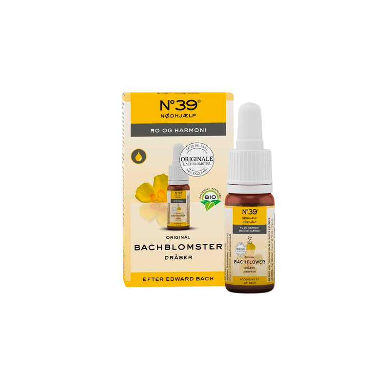 BACHFLOWER No. 39® NØDHJÆLP Dråber  Ø