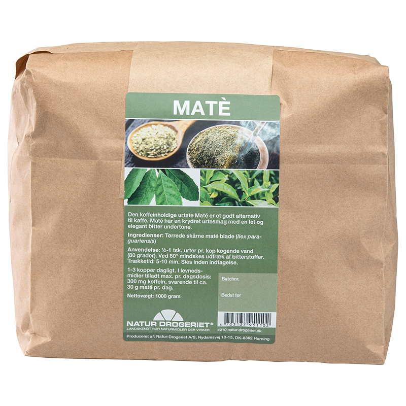 Natur Drogeriet Maté Koffeinholdig - 1000 g.