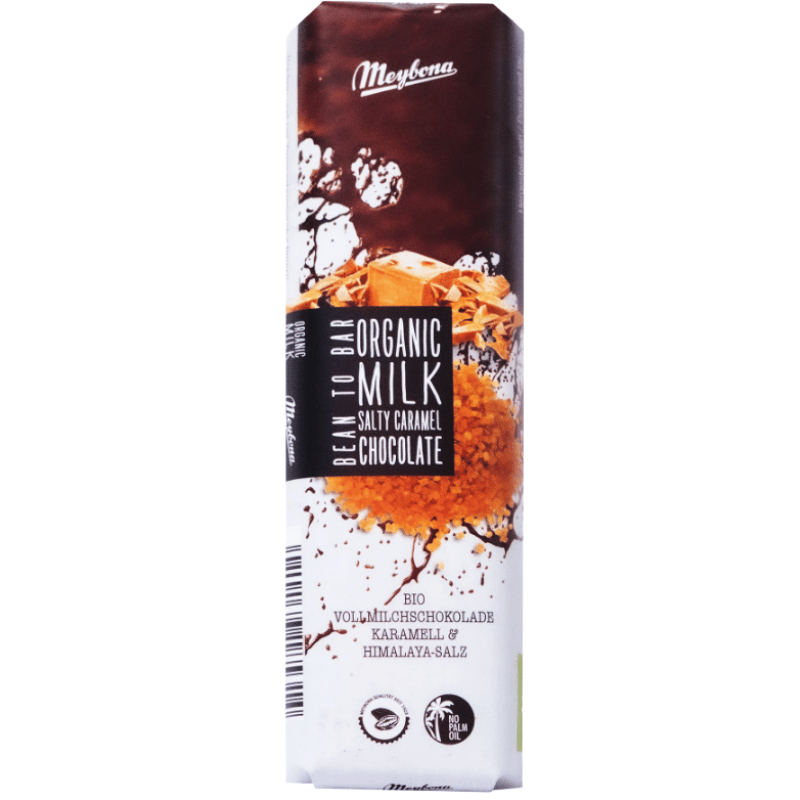Meybona Mælkechokolade M. Karamel & Himalayasalt Ø (35 g)