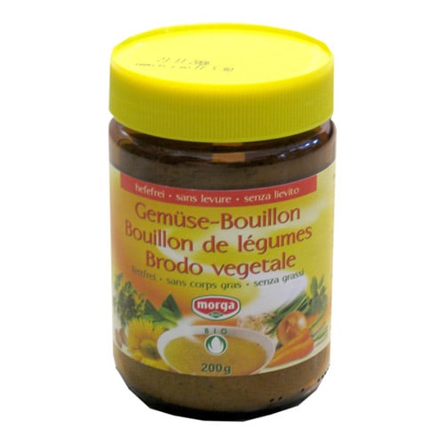 Morga Grønsagsbouillon Pulver uden Gær Ø - 200 g.