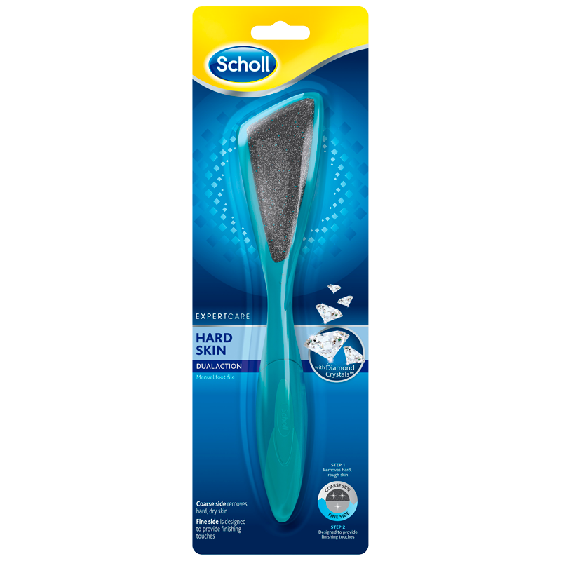 Scholl Dual Action Fodfil (1 stk)