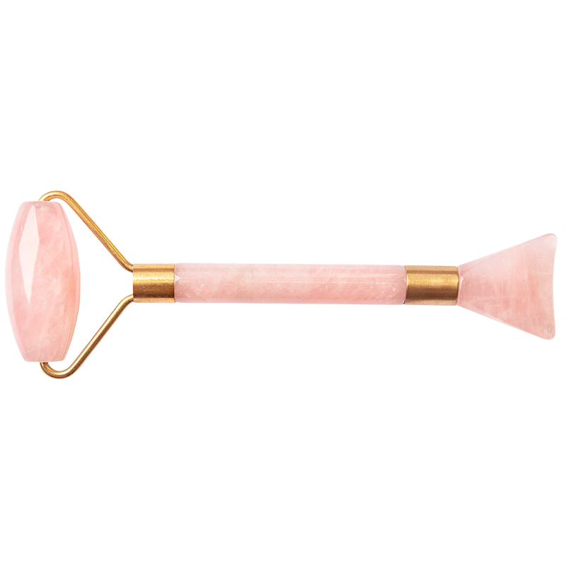 A Pure Mind Faceroller Gua Sha Mix Rose Quartz (1 stk)