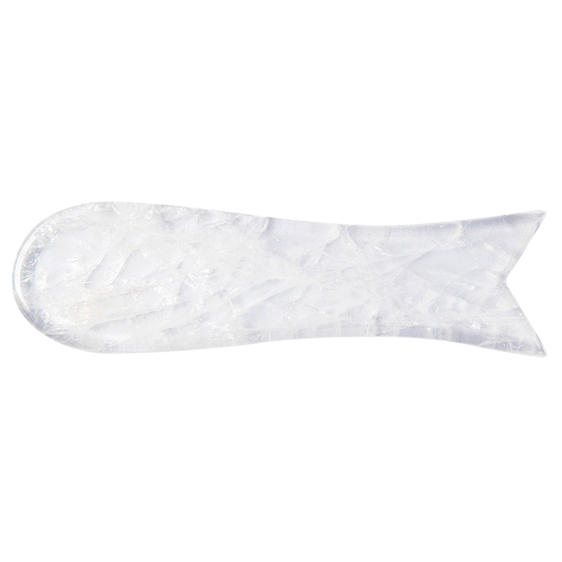 A Pure Mind Gua Sha Fish Mountain Crystal (1 stk)