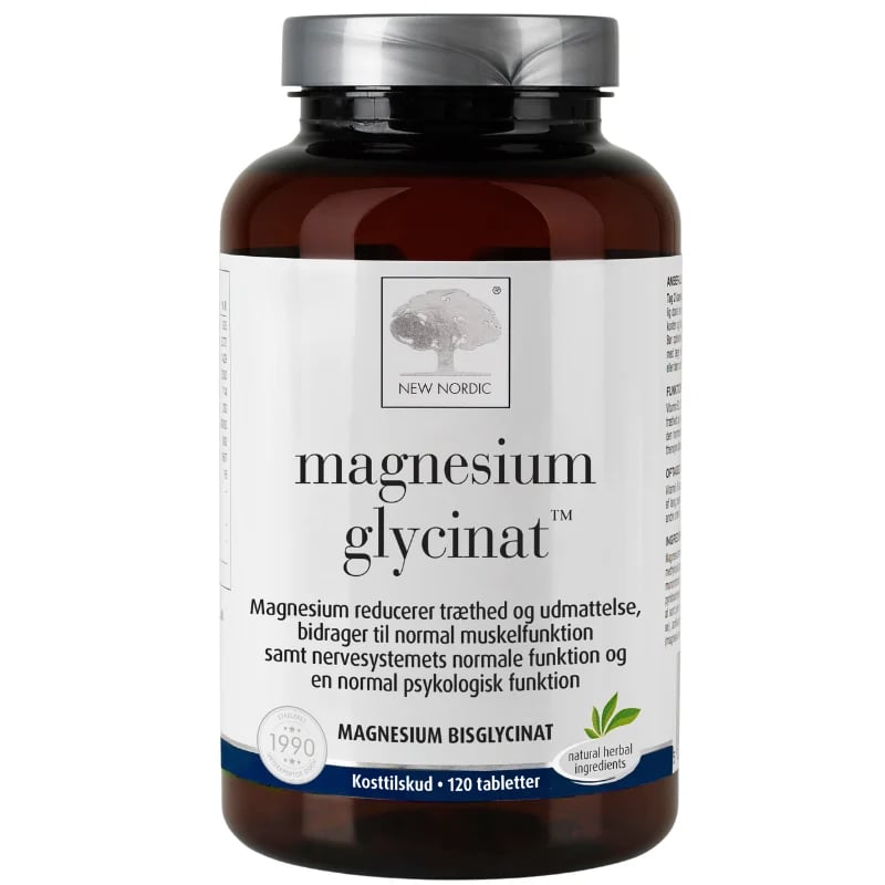 New Nordic Magnesium Glycinat (120 kaps)