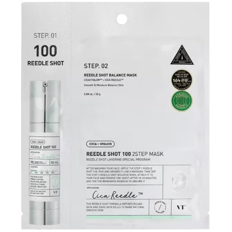 VT Cosmetics Reedle Shot 100 2-Step Mask (1 stk)