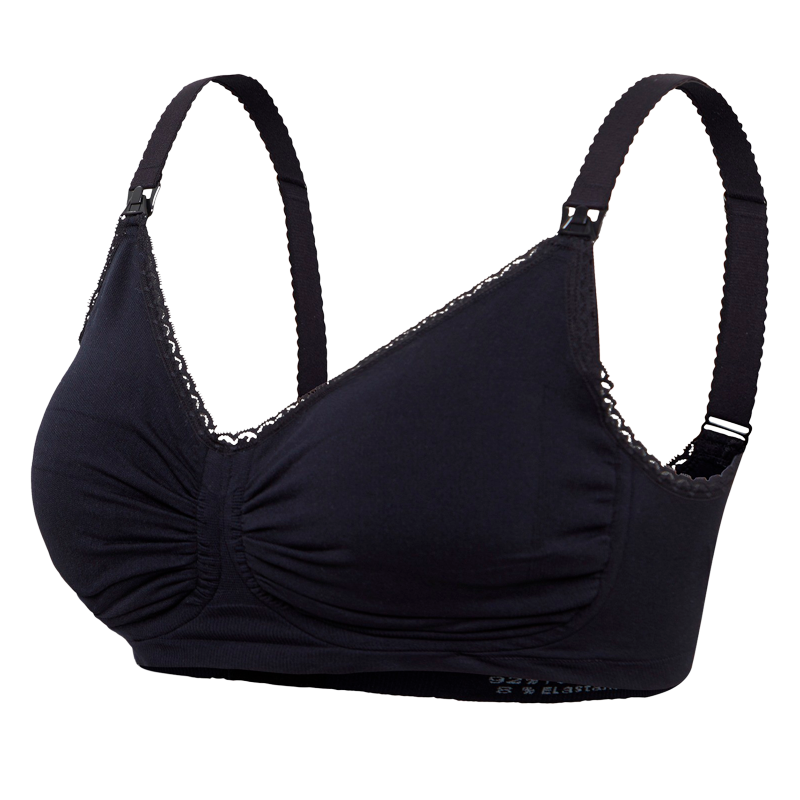 Carriwell Graviditets & Amme BH Med Carri-Gel Padded Støtte Sort - XLarge - 1 stk