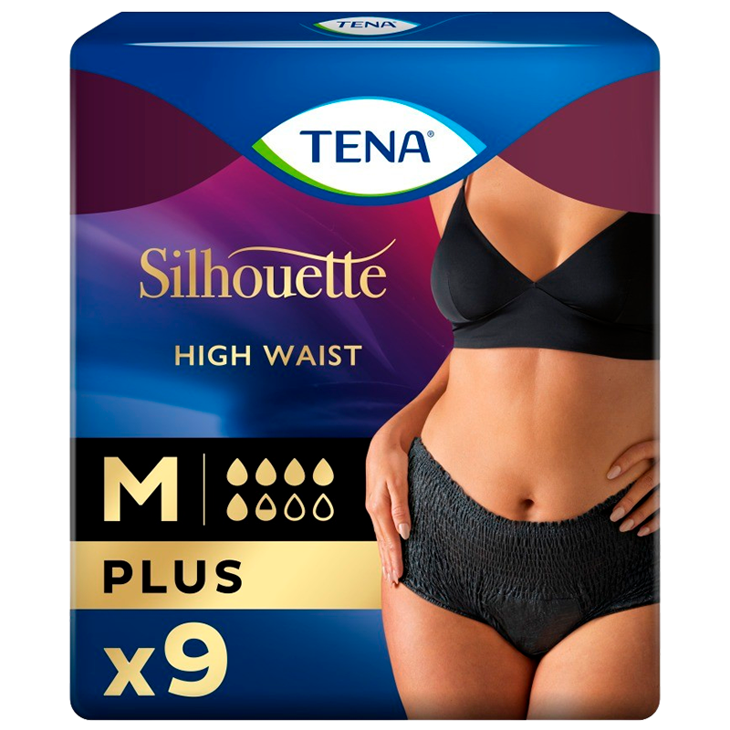 Tena Silhouette Plus Noir M Pants (9 stk)