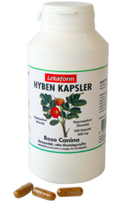 Lekaform Hybenkapsler - 250 kapsler