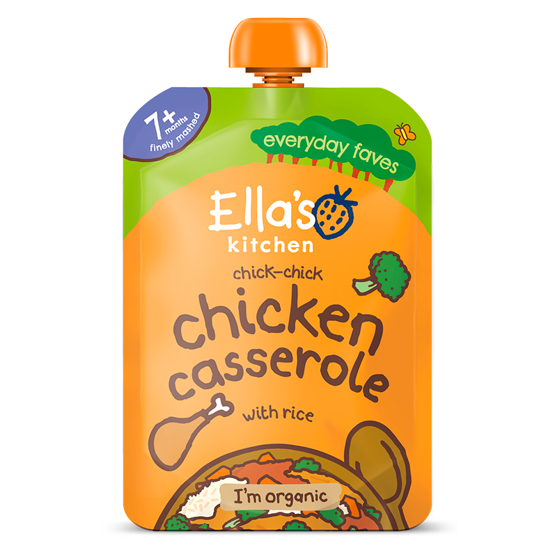 Ellas Kitchen Babymos Kylling/Ris/Grøntsager Ø 7 Mdr - 130 gr