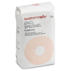 Skærtoft Mølle Groft Speltmel Ø - 1 kg.