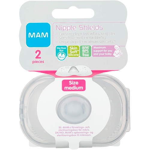 MAM Nipple Shields Size M (2 stk)