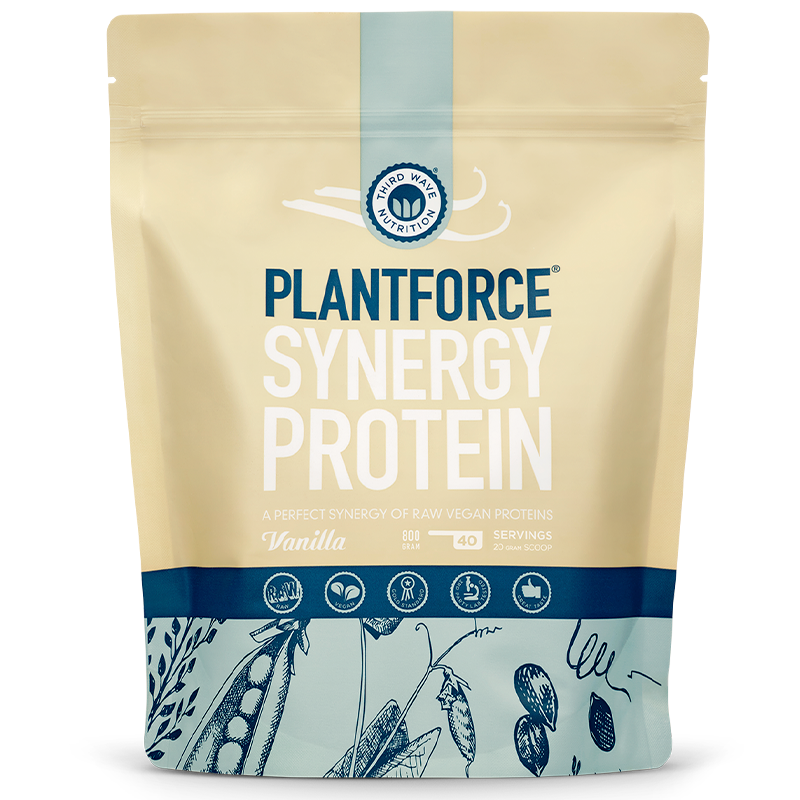 Plantforce Synergy protein Vanilla - 800 gr.