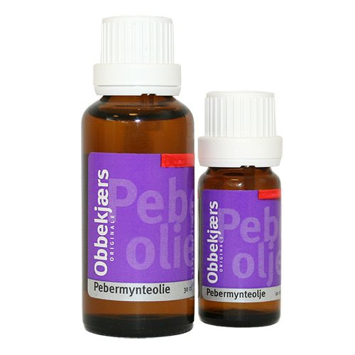 Obbekjærs Pebermynte olie - 10 ml.