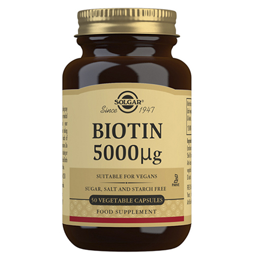 Solgar Biotin 5000ug - 50 kap.