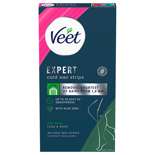 Veet Wax Strips Legs Dry Skin (20 stk)