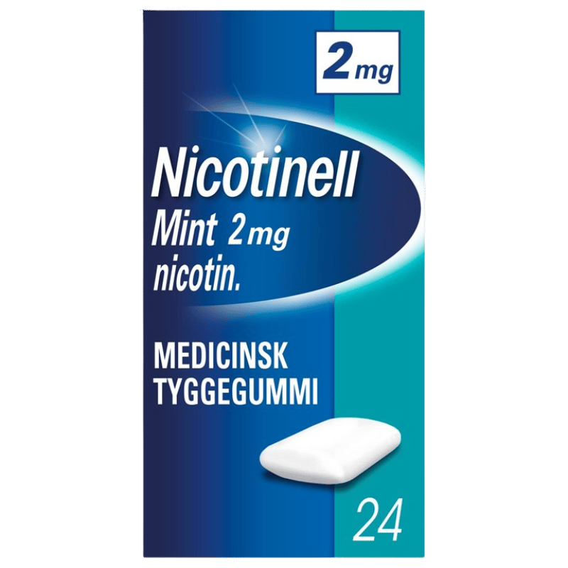Nicotinell Mint Tyggegummi 2 mg (24 stk)