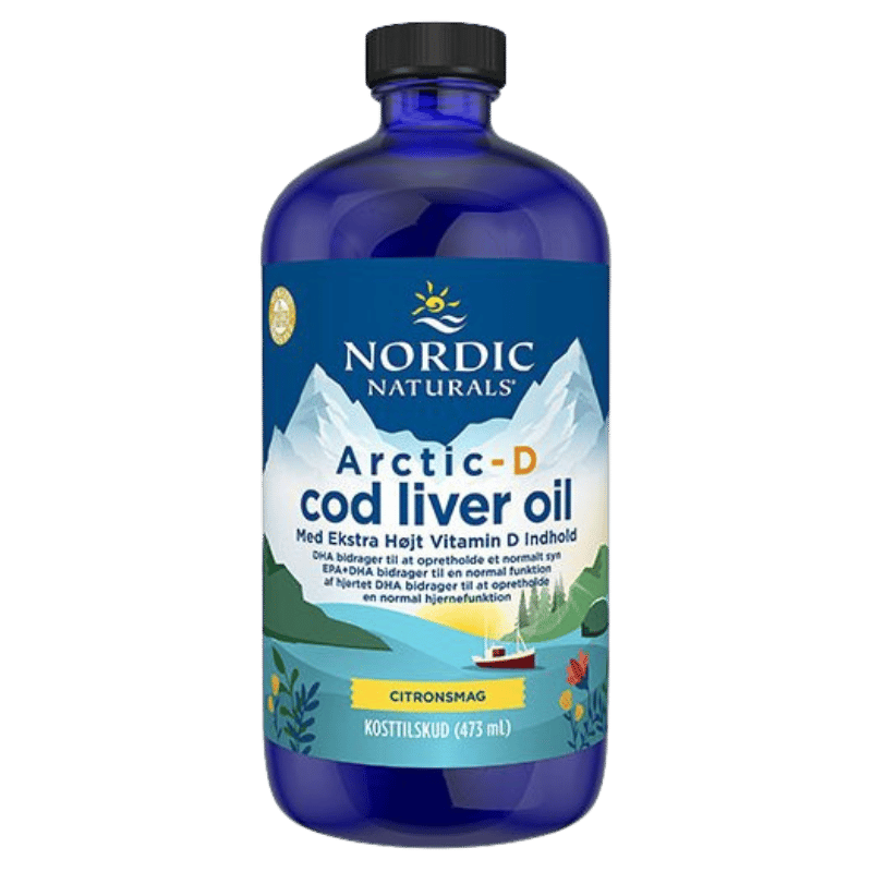 Nordic Naturals Torskelevertran+D m.citrus - 474 ml.