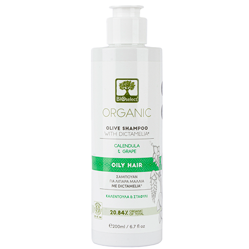 Bioselect Oliven Shampoo til fedtet hår - 200 ml.