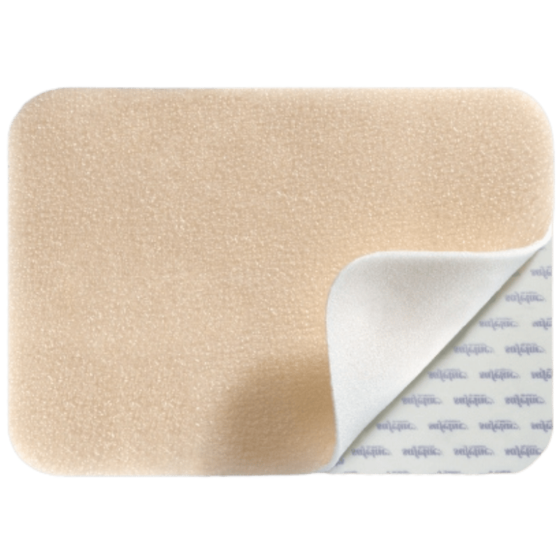 Mepilex Lite Tynd Skum M. Silikoneklæb 6 x 8,5 cm (5 stk)