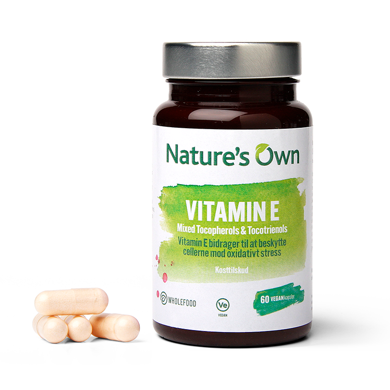 Wholefoods Vitamin E Mixed Tocopherols & Tocotrienols - 60 kap.