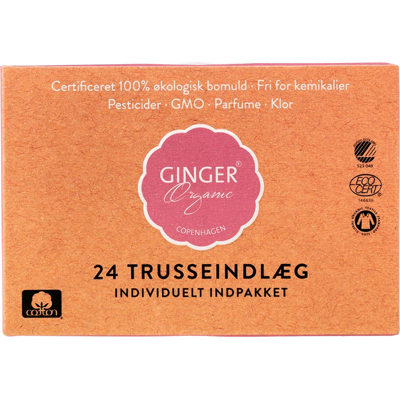 Ginger Organic Trusseindlæg Standard Ø (24 stk.)
