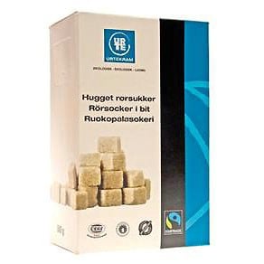 Urtekram Rørsukker Hugget Max Havelaar Ø - 500 g